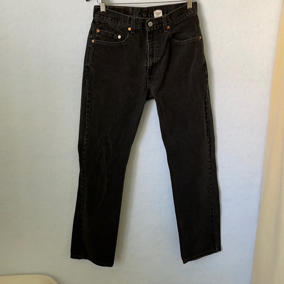 Levi’s 505 Black Regular Fit StraightLeg Jeans - Picture 1 of 11